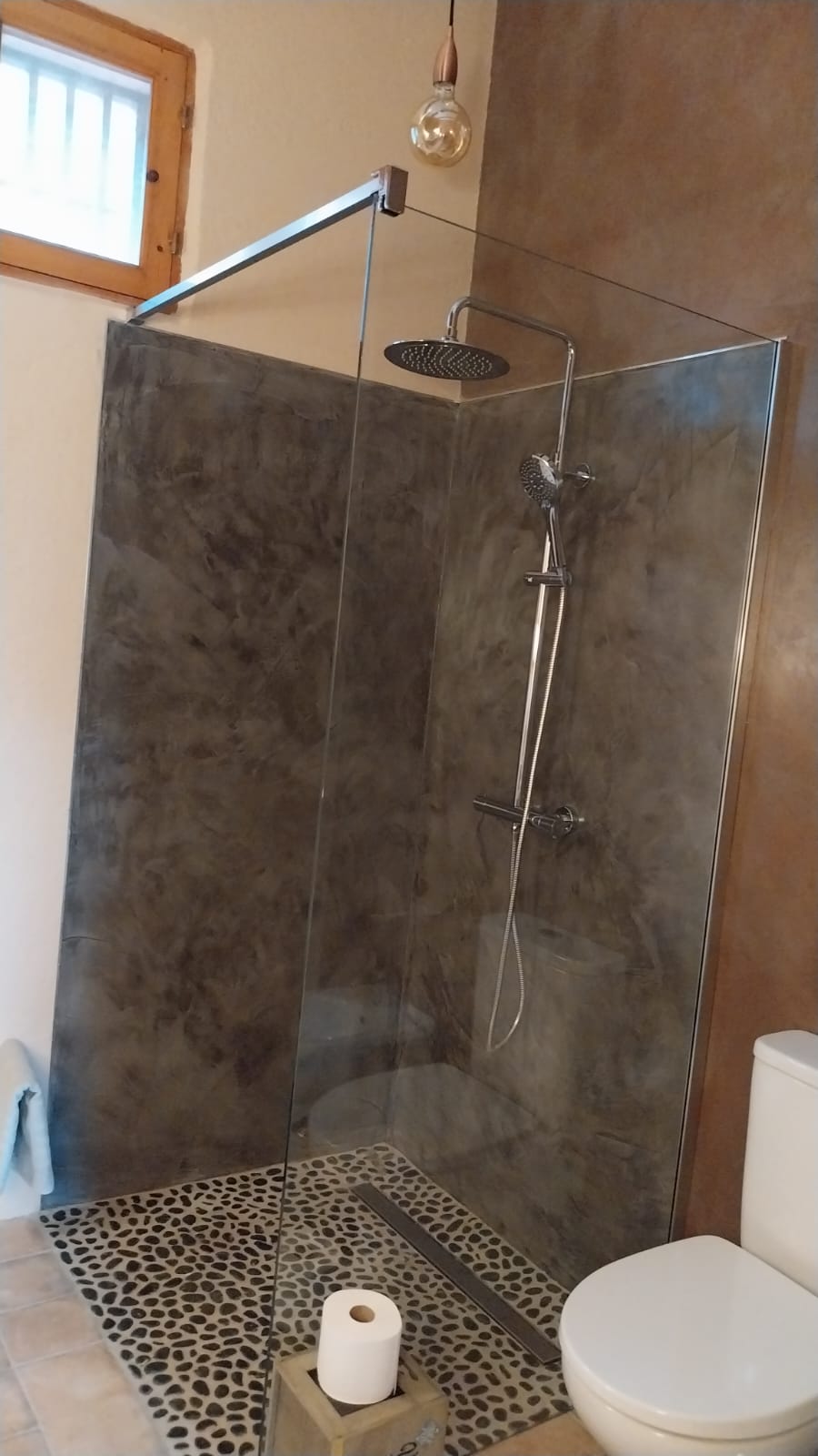 Detalle final del baño